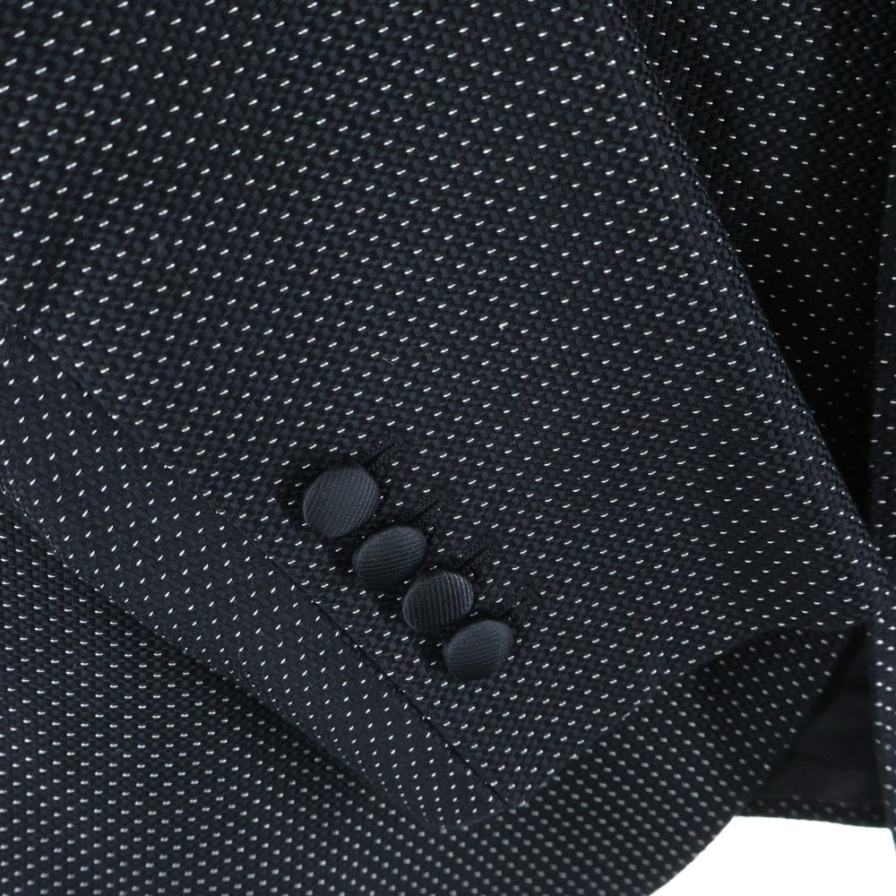 DOLCE & GABBANA(ドルチェアンドガッバーナ) ドット柄 タキシードジャケット ブラック