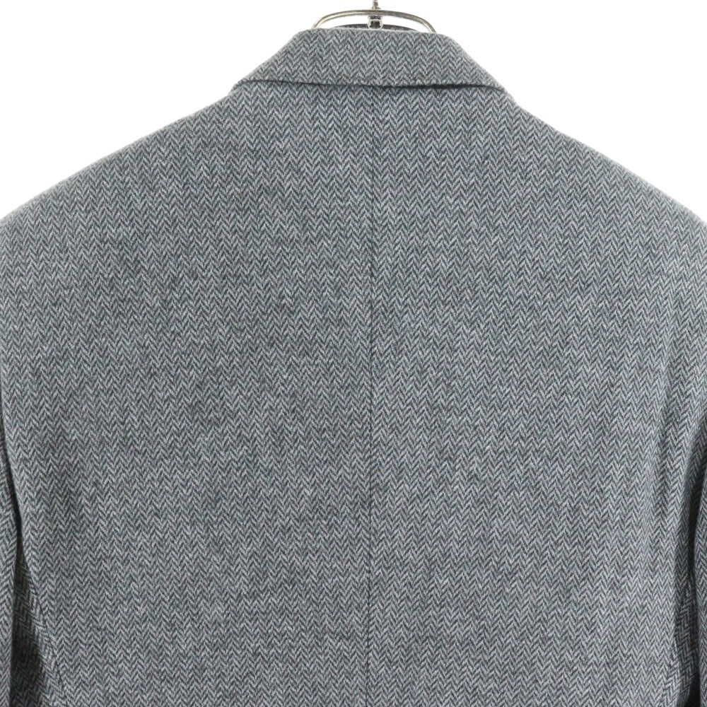 DOLCE & GABBANA(ドルチェアンドガッバーナ) ヘリンボーン柄 ウールテーラードジャケット グレー
