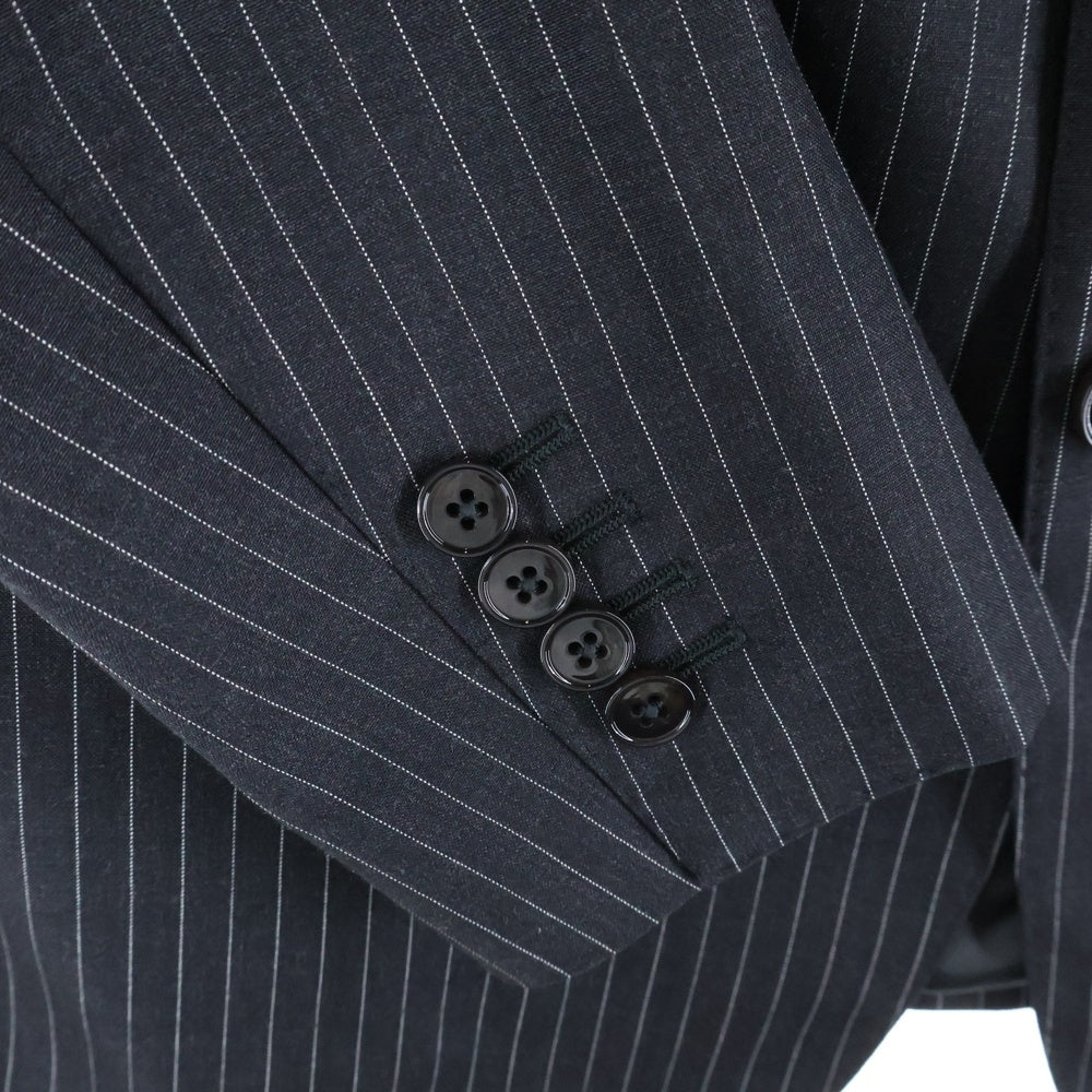 DOLCE & GABBANA(ドルチェアンドガッバーナ) ストライプ柄 テーラードジャケット ネイビー