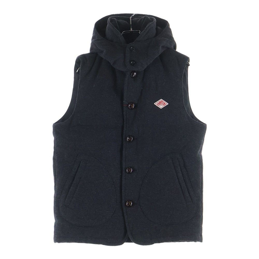 DANTON(ダントン) ×BEAMS別注 ウールモッサ ダウンベスト グレー JD-8852 CWM-BM