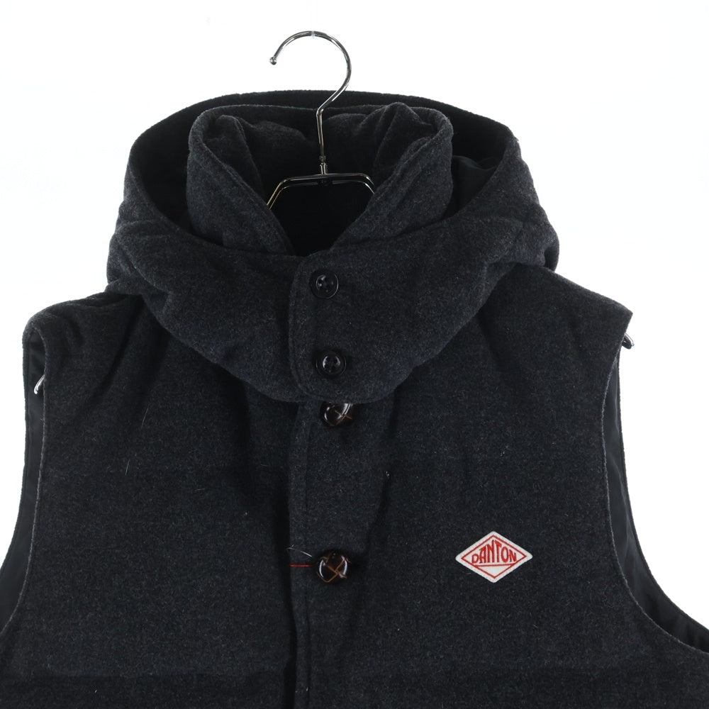 DANTON(ダントン) ×BEAMS別注 ウールモッサ ダウンベスト グレー JD-8852 CWM-BM