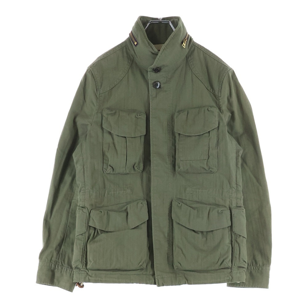 Paul Smith JEANS(ポールスミスジーンズ) フロントポケット ミリタリージャケット カーキ PJ-5Y-40170