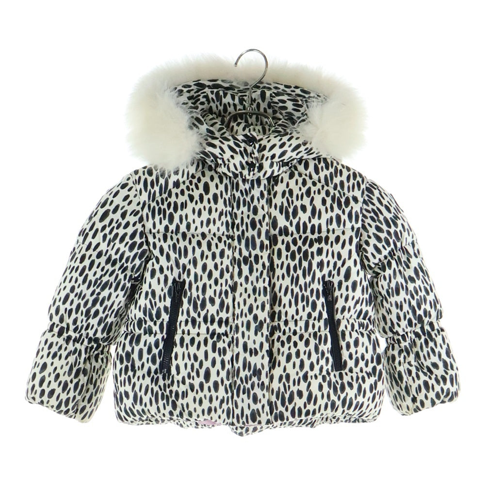 MONCLER(モンクレール) 20AW DEUZIA デウツィア ジップアップ ダウンジャケット ブラック/ホワイト キッズ F29541A55512 レディース