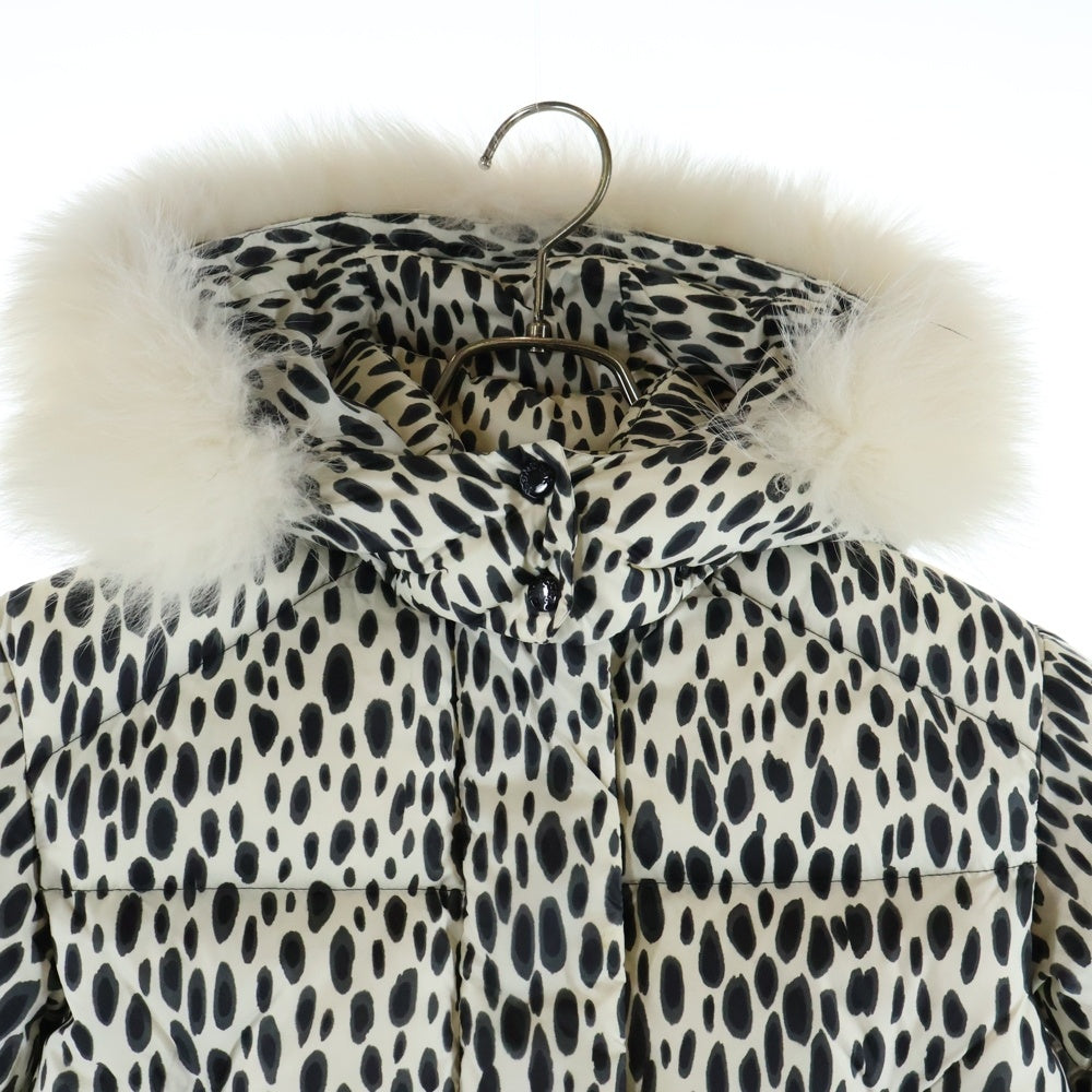 MONCLER(モンクレール) 20AW DEUZIA デウツィア ジップアップ ダウンジャケット ブラック/ホワイト キッズ F29541A55512 レディース