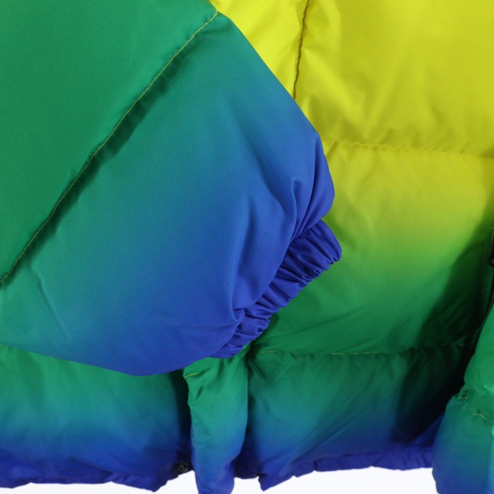 SUPREME(シュプリーム) 18SS Gradient Puffy Jacket グラデーションパフィー ジップアップ ダウンジャケット イエロー/グリーン