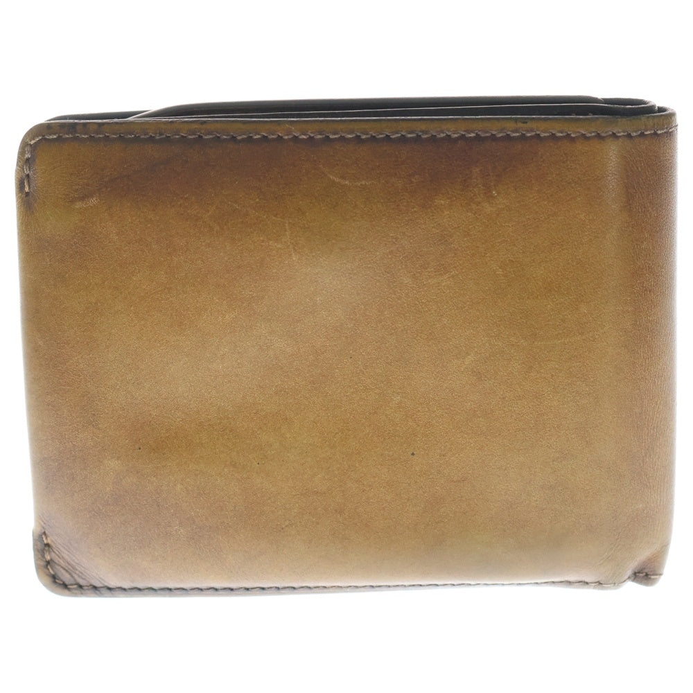 Berluti(ベルルッティ) カリグラフィ エッセンシャル エピュール 二つ折り コンパクトウォレット ブラウン