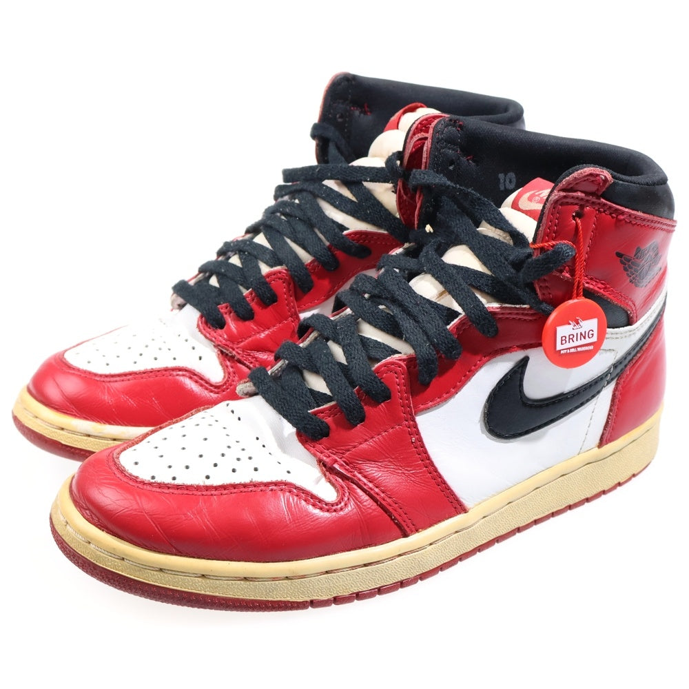 NIKE(ナイキ) 【観賞用 1994年製】 Air Jordan 1 Retro High Chicago エアジョーダン1 レトロ シカゴ ハイカットスニーカー ホワイト/レッド US10/28cm 130207-101