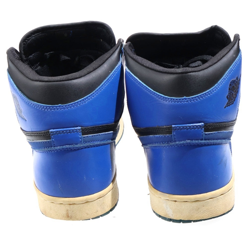 NIKE(ナイキ) 【観賞用 2001年製】 Air Jordan 1 Retro High Royal エアジョーダン1 レトロ ロイヤル ハイカットスニーカー ブラック/ブルー US9.5/27.5cm 136066-041