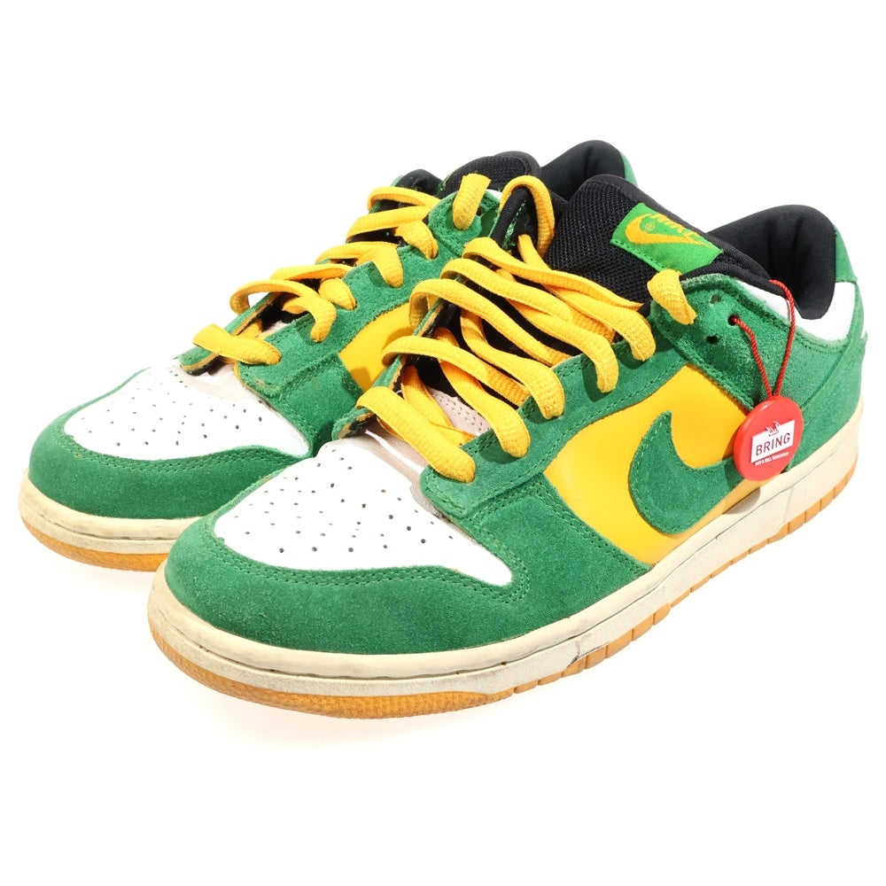 NIKE SB(ナイキエスビー) 【観賞用 2003年製】 Dunk Low Pro SB Buck ダンク プロ エスビーバック ローカットスニーカー グリーン/イエロー US10/28cm 304292-132