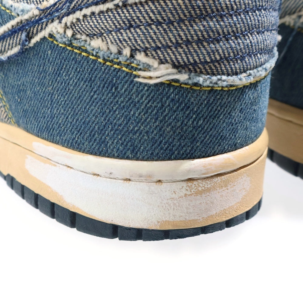 NIKE(ナイキ) 【観賞用 2005年製】 Dunk Low CL Denim ダンク CL デニム ローカットスニーカー インディゴ US9.5/27.5cm 304714-441