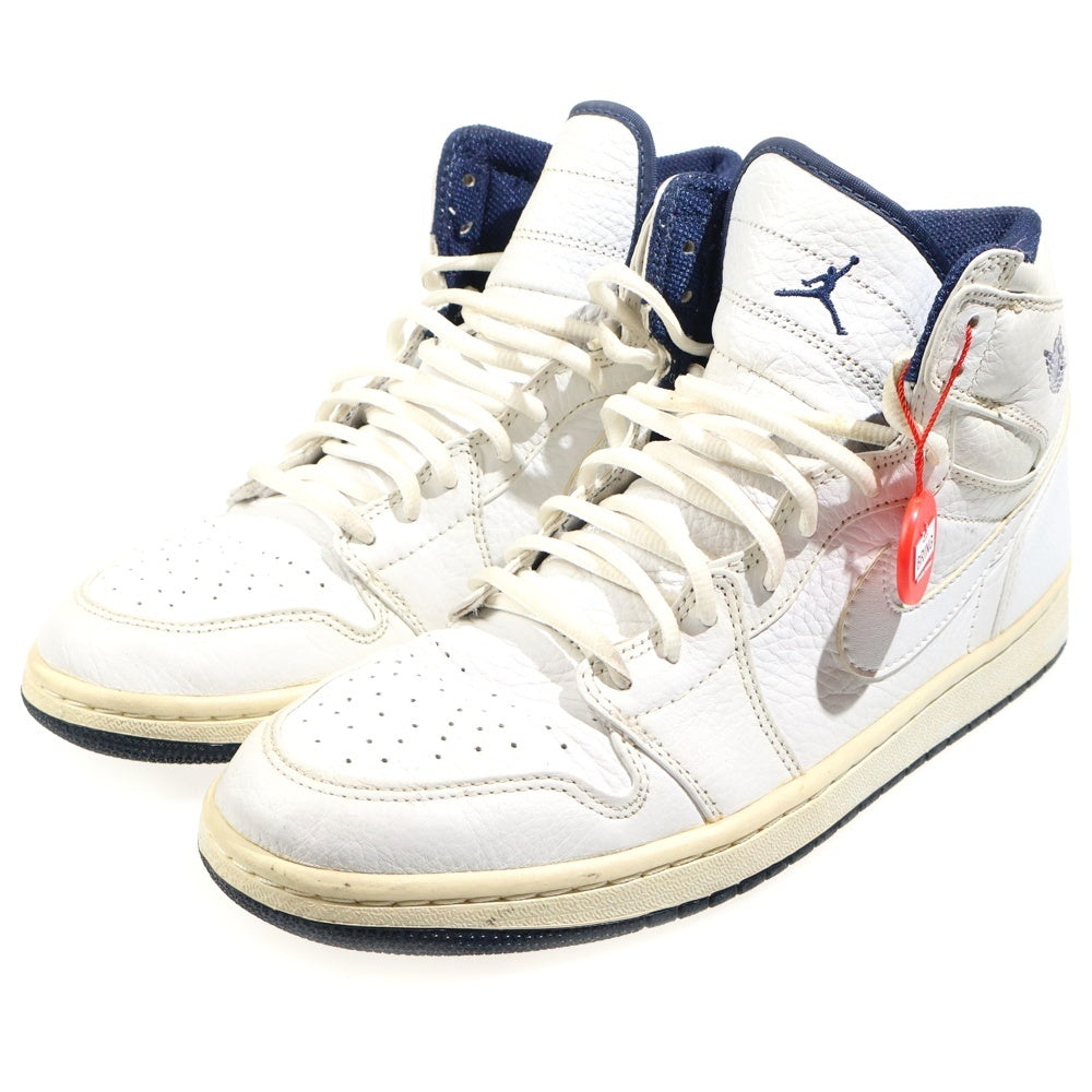 NIKE(ナイキ) 【観賞用 2001年製】 Air Jordan 1 Retro Japan エアジョーダン1 レトロ ジャパン ハイカットスニーカー ホワイト/ネイビー US10/28cm 136060-111