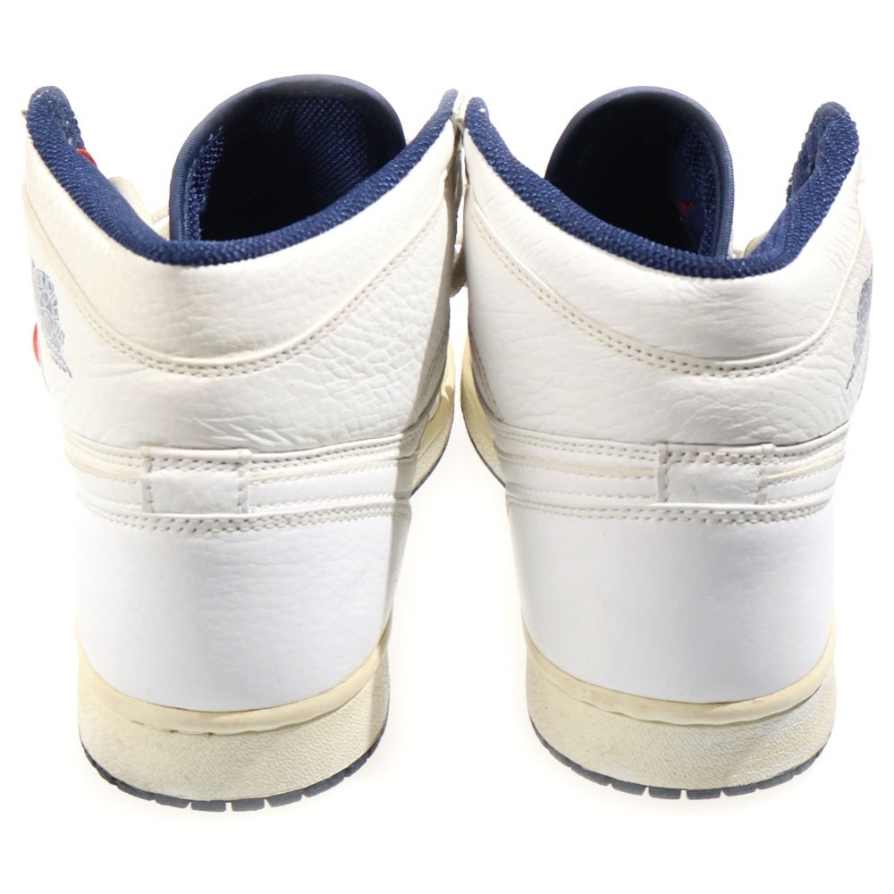 NIKE(ナイキ) 【観賞用 2001年製】 Air Jordan 1 Retro Japan エアジョーダン1 レトロ ジャパン ハイカットスニーカー ホワイト/ネイビー US10/28cm 136060-111