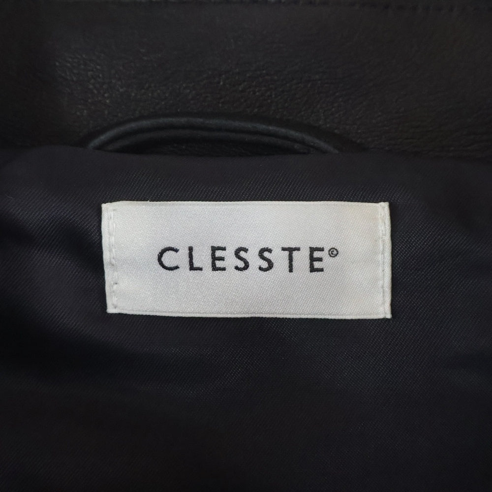CLESSTE(クレスト) FUTURE JACKET フューチャー レザー ジャケット ブラック CLS-JK-2406