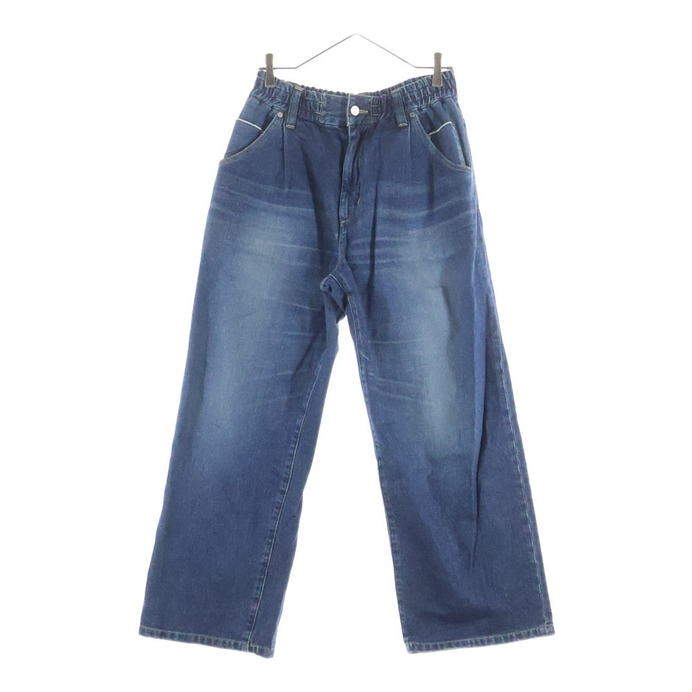 CLESSTE(クレスト) ドローコード付き ワイドデニム パンツ ジーンズ インディゴ CLS-PT-2403