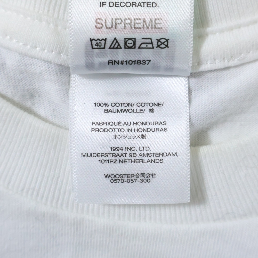 SUPREME(シュプリーム) 25SS ×GOODENOUGH End Racism Tee グットイナフ エンドレイシズム クルーネック 半袖Tシャツ カットソー ホワイト
