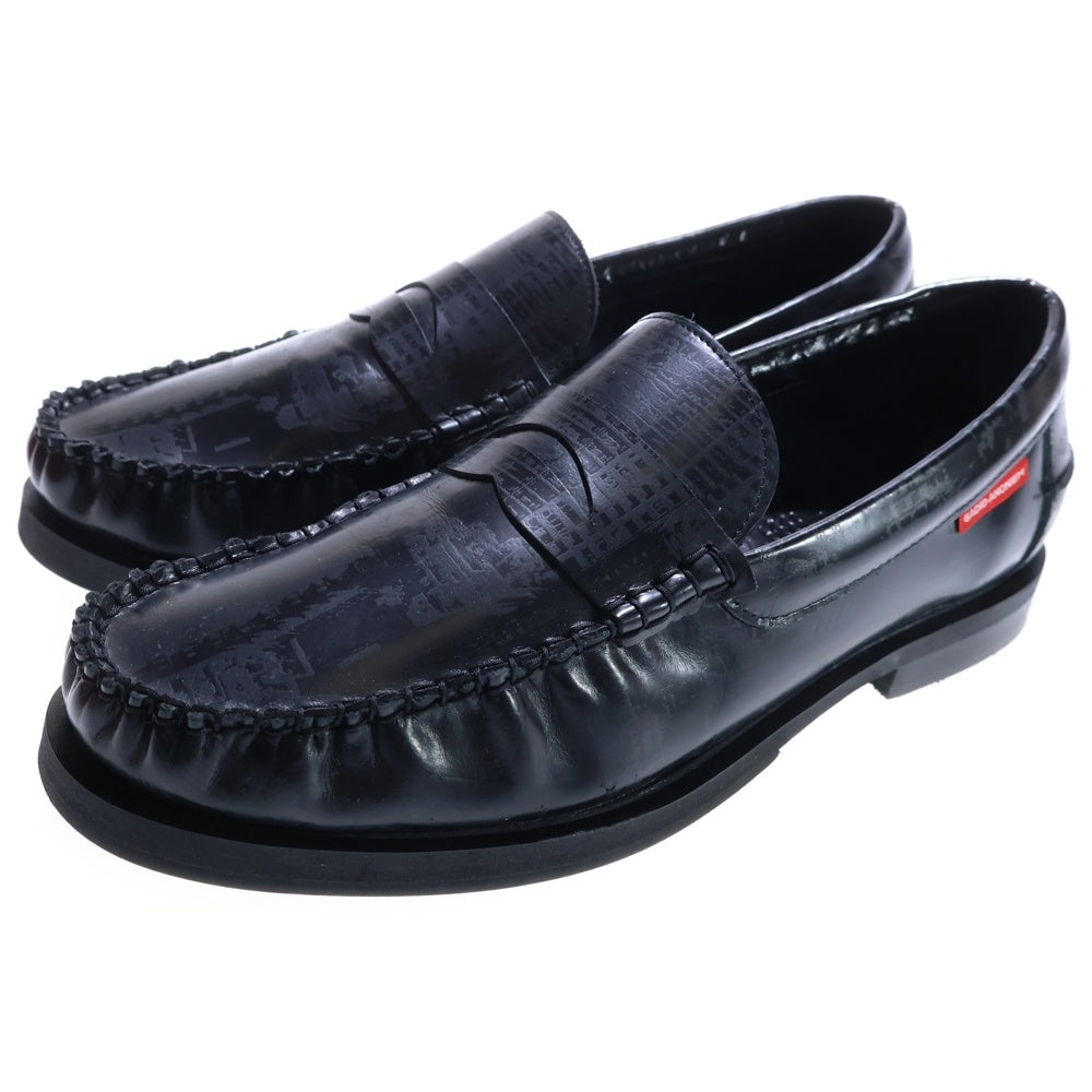 NO BRAND(ノーブランド) GADID ANONIEM ガディッド アノニム 総柄 ローファー ブラック