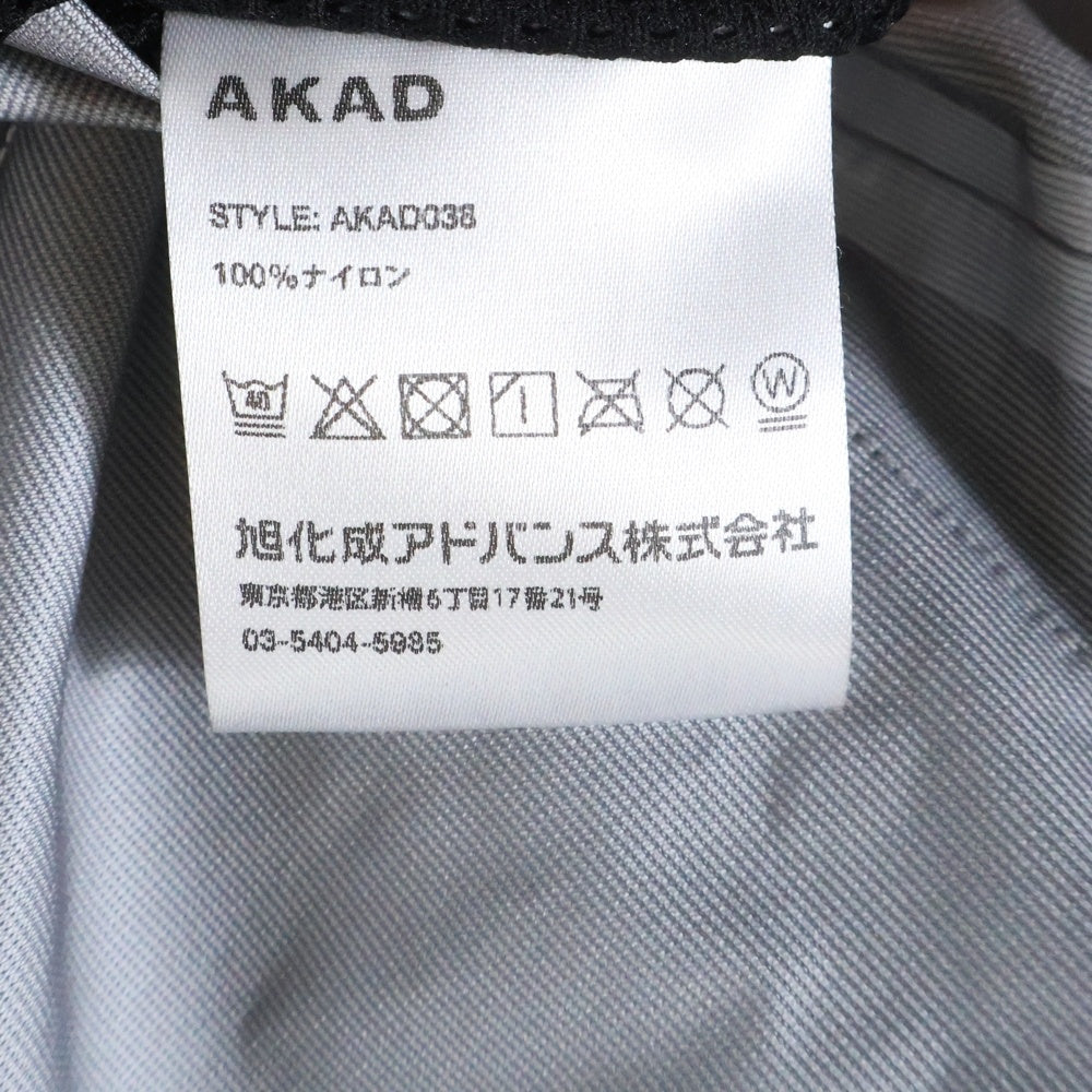ALWAYTH(オルウェイス) 24SS ×AKAD ハード シェルジャケット マウンテン ジップアップ ジャケット ブラック AKAD038