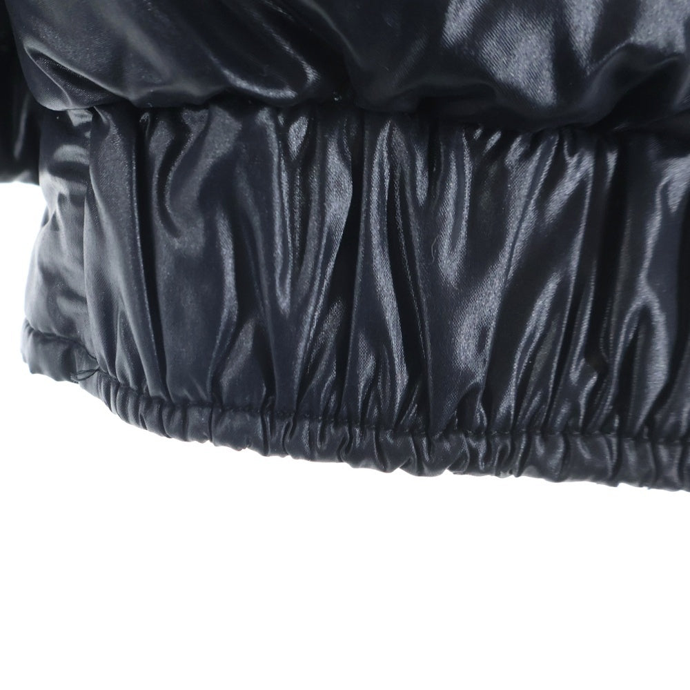 VALENTINO(ヴァレンティノ) 20AW 袖VLTNロゴプリント ジップアップ ダウンジャケット ブラック UV0CNA316SM