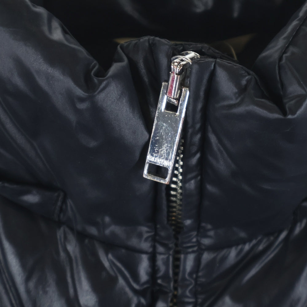 VALENTINO(ヴァレンティノ) 20AW 袖VLTNロゴプリント ジップアップ ダウンジャケット ブラック UV0CNA316SM