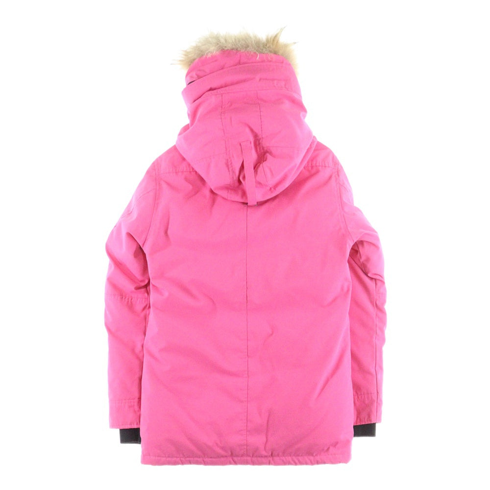 CANADA GOOSE(カナダグース) JASPER PARKA ジャスパーパーカー コヨーテファー フーデッドジップアップダウンジャケット ピンク 68F8490