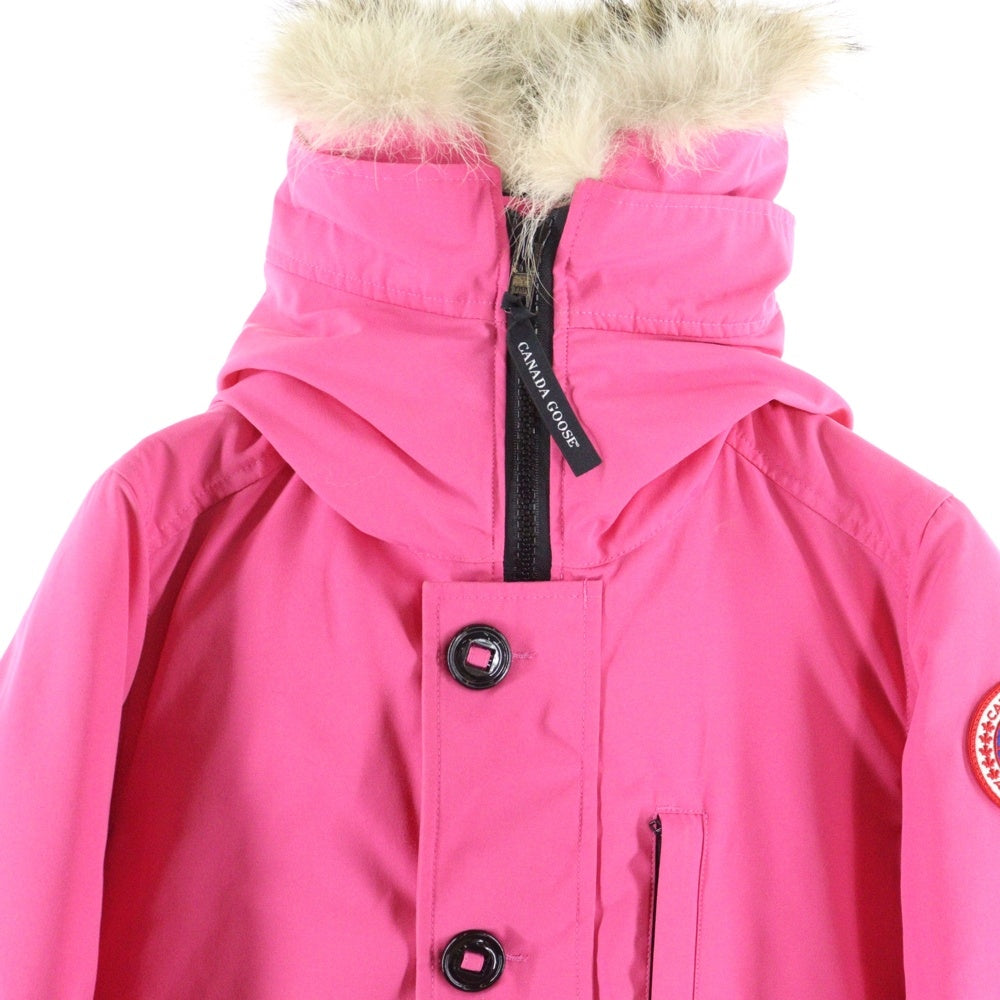 CANADA GOOSE(カナダグース) JASPER PARKA ジャスパーパーカー コヨーテファー フーデッドジップアップダウンジャケット ピンク 68F8490