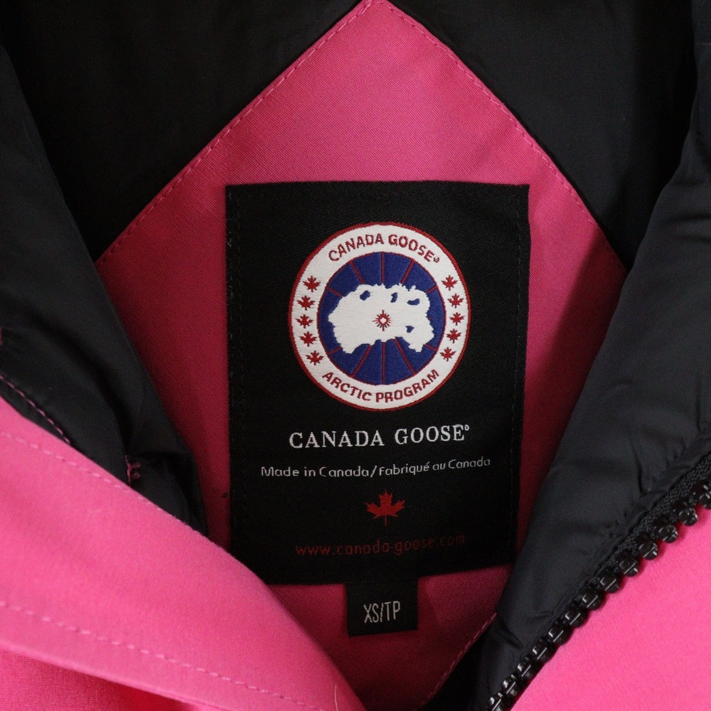 CANADA GOOSE(カナダグース) JASPER PARKA ジャスパーパーカー コヨーテファー フーデッドジップアップダウンジャケット ピンク 68F8490