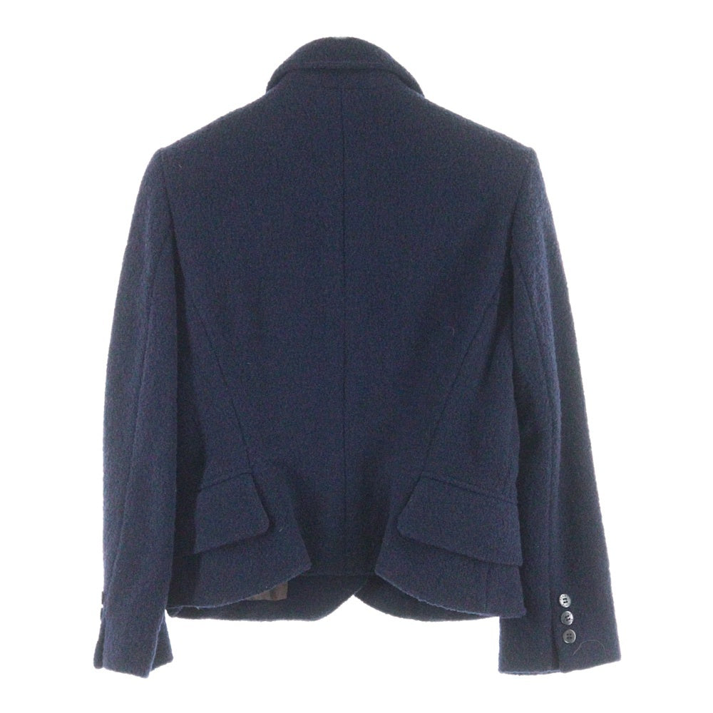 HERMES(エルメス) 馬車タグ ウール ダブルブレスト スーツ ジャケット