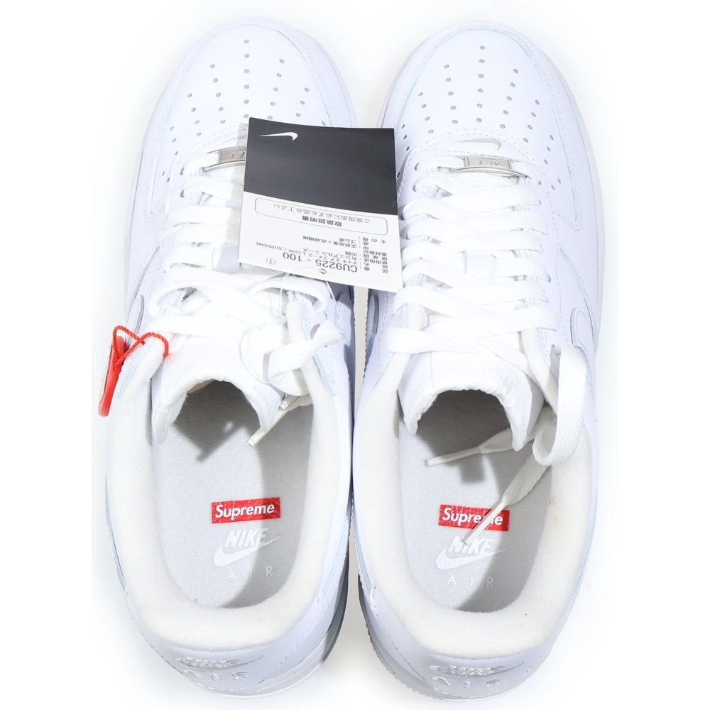 NIKE(ナイキ) ×SUPREME AIR FORCE 1 LOW シュプリーム エアフォース ローカットスニーカー ホワイト US7.5/25.5cm CU9225-100