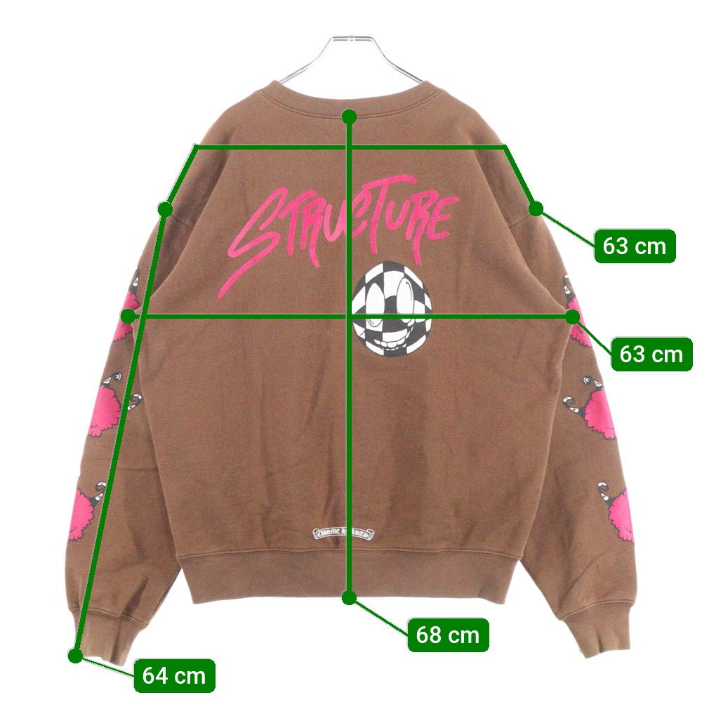 クロムハーツ MATTY BOY マッティ―ボーイスウェット CHROME HEARTS(クロムハーツ) ×MATTY BOY Structure Crewneck