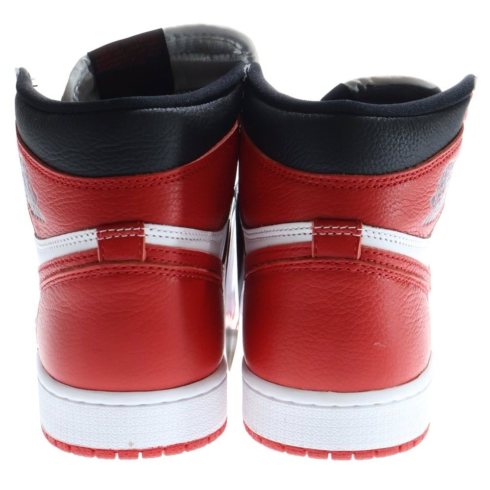 NIKE(ナイキ) AIR JORDAN 1 RETRO HIGH OG HERITAGE エアジョーダン1 レトロ ヘリテージ ハイカットスニーカー ホワイト/レッド US9/27cm 555088-161