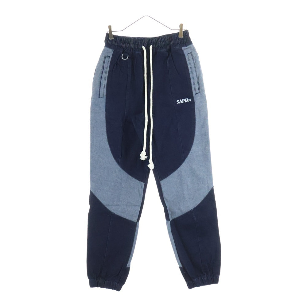 SAPEur(サプール) DENIM TRACK PANTS デニム トラック パンツ インディゴ A0021-176