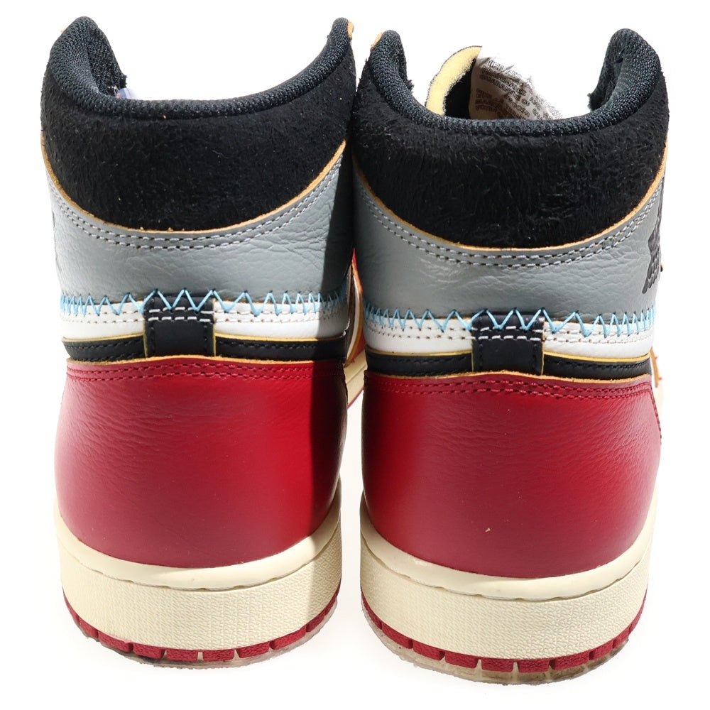 NIKE(ナイキ) ×UNION ユニオン AIR JORDAN 1 RETRO HIGH OG Chicago エアジョーダン1 ハイ ハイカットスニーカー シカゴ レッド/ホワイト US10/28cm HV8563-600