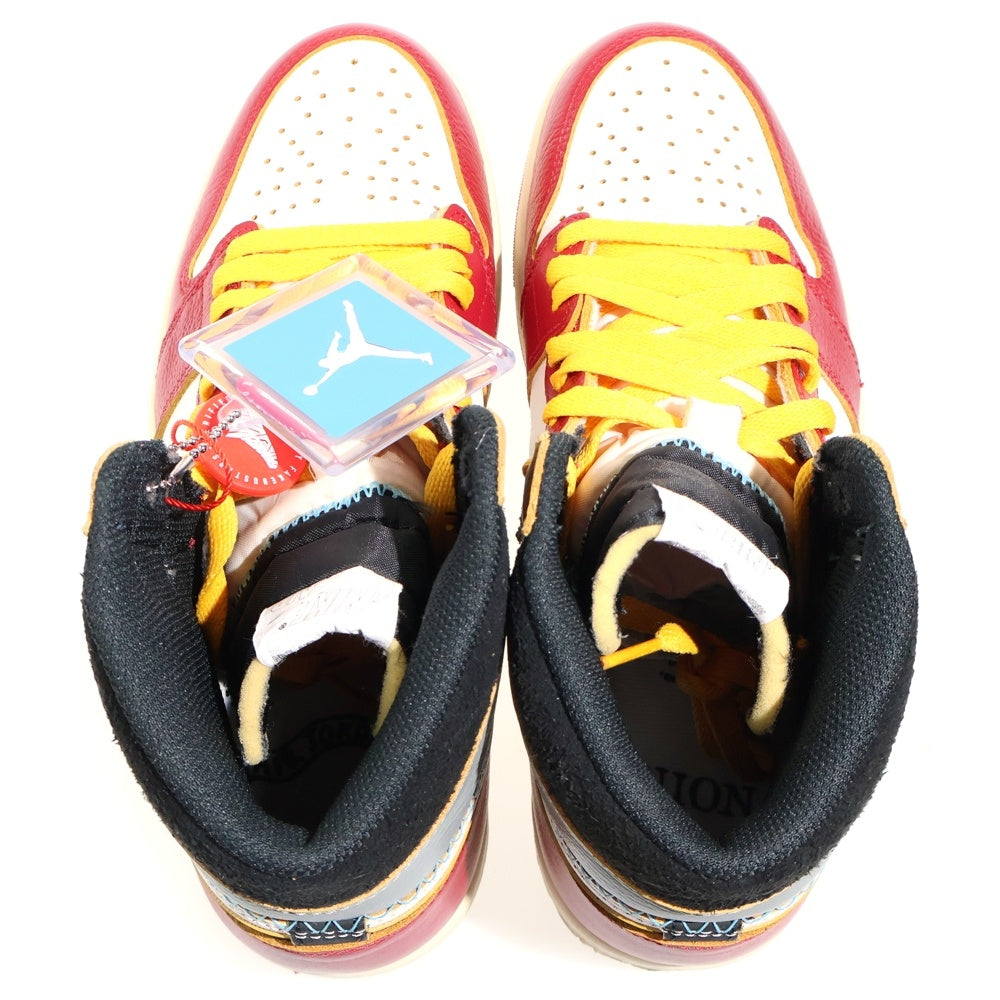 NIKE(ナイキ) ×UNION ユニオン AIR JORDAN 1 RETRO HIGH OG Chicago エアジョーダン1 ハイ ハイカットスニーカー シカゴ レッド/ホワイト US10/28cm HV8563-600