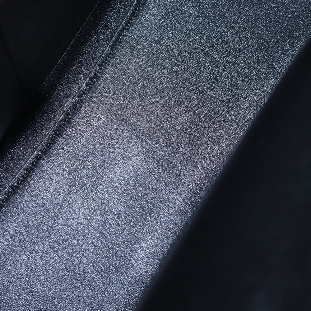 BALENCIAGA(バレンシアガ) Bel Air ベルエア アンティーク調ゴールド金具 スムースカーフスキン ミディアム キャリーオールバッグ ブラック レディース