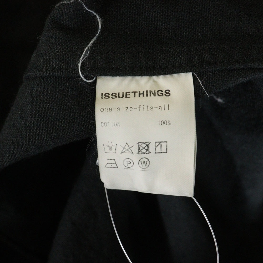 issuethings(イシューシングス) 22SS Type18 マルチポケット ミリタリーコットンロングジャケット ブラック