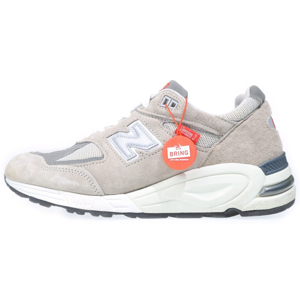 New Balance(ニューバランス) M990VS2 USA製 スウェード ローカットスニーカー グレー US9.5/27.5cm