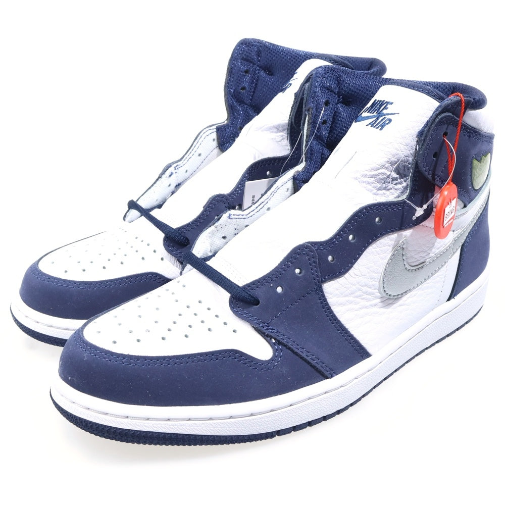 NIKE(ナイキ) Air Jordan 1 High OG CO.JP Midnight Navy エアジョーダン 1 ハイ OG CO.JP ミッドナイトネイビー ハイカットスニーカー US9.5/27.5cm DC1788-100