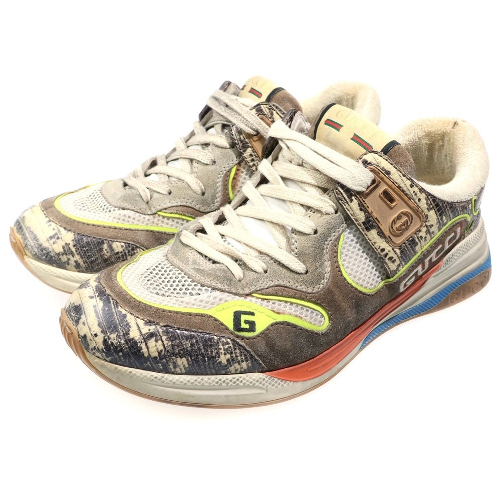 GUCCI(グッチ) ULTRAPACE ウルトラペース ローカットスニーカー べージュ 592345