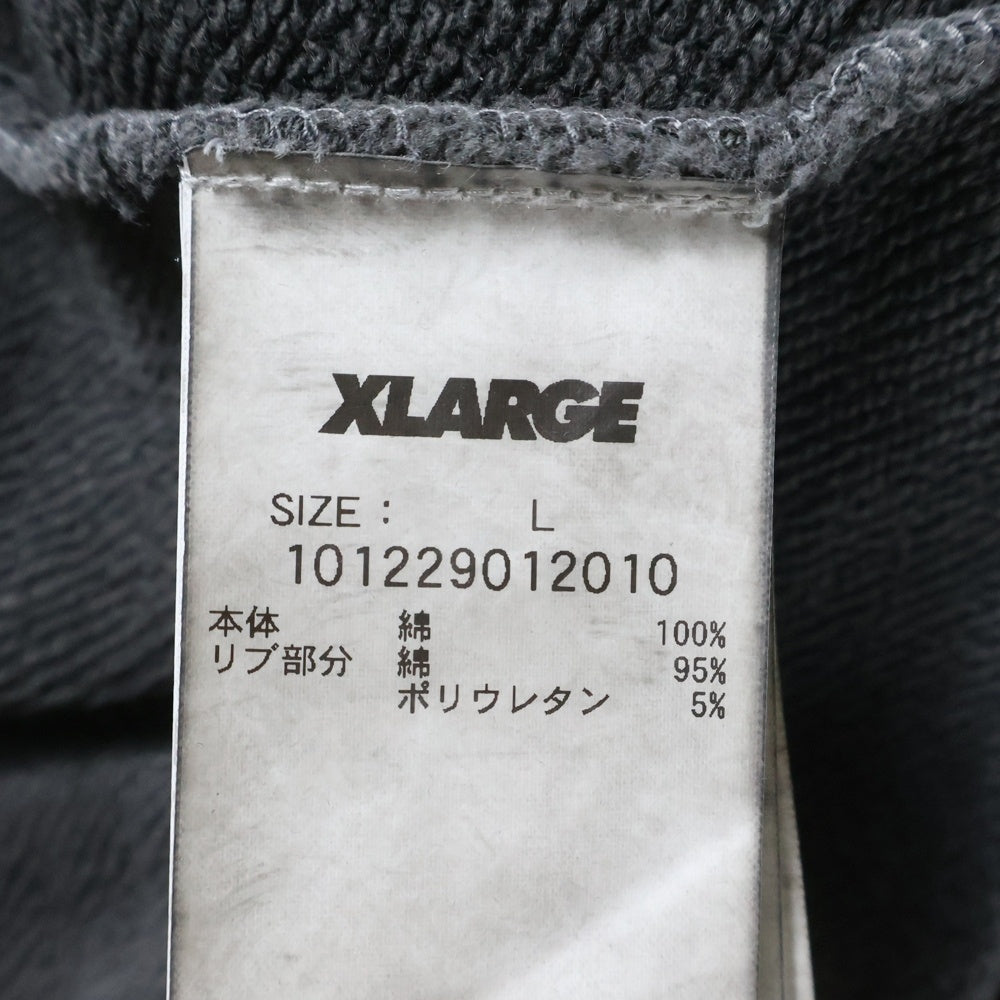 X-LARGE(エクストララージ) ウォッシュ加工 プルオーバーパーカー グレー 101229012010
