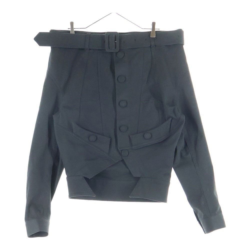 ORIMI(オリミ) DISARMED TRUCKER ディスアームドトラッカー 変形デザイン ジャケット ブラック S25802