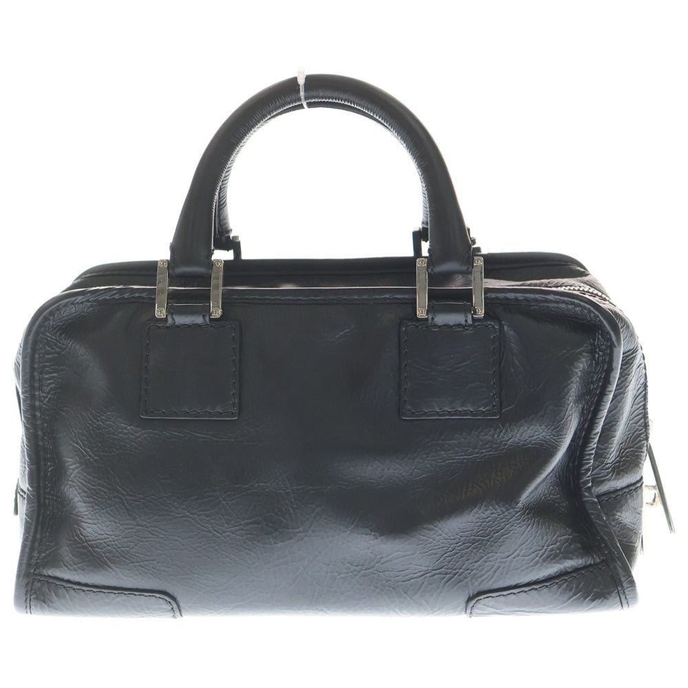 LOEWE(ロエベ) アマソナ28 アナグラムロゴ レザーハンドバッグ ブラック レディース