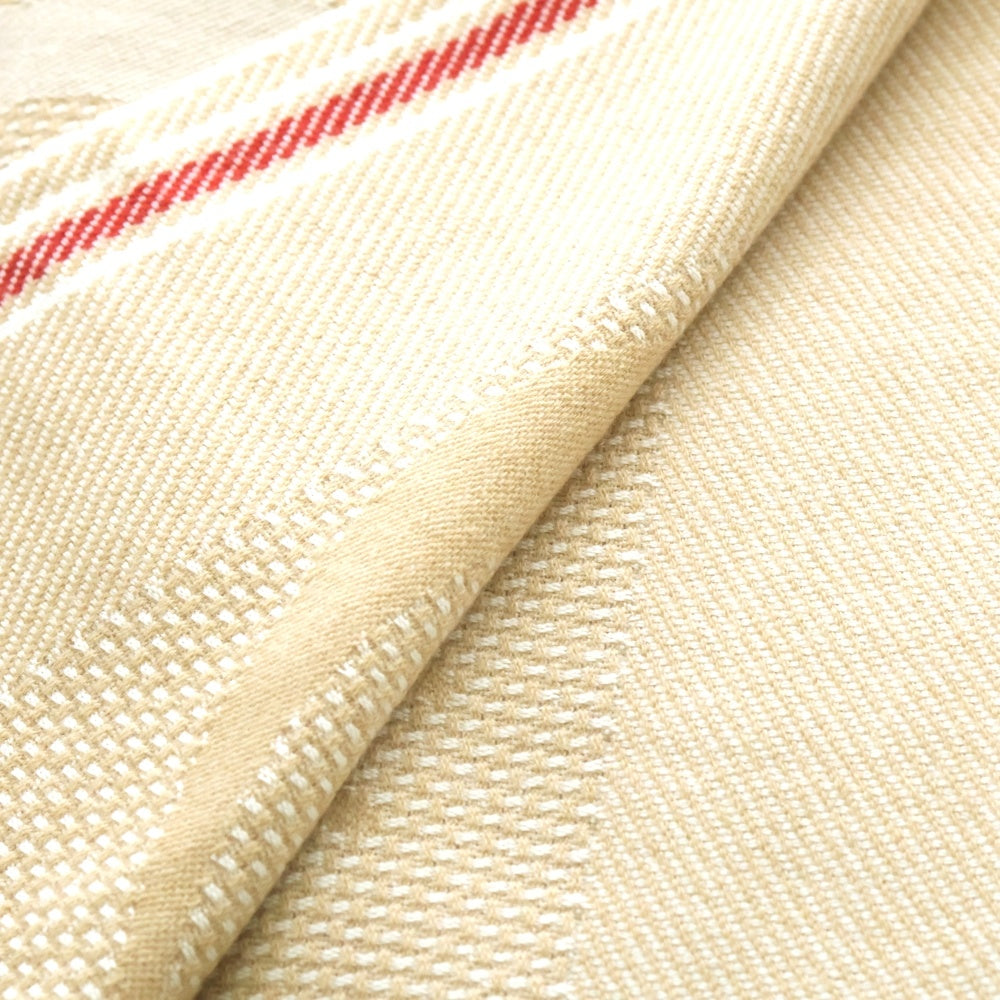 CHROME HEARTS(クロムハーツ) ヴァーティカルロゴ カシミヤ大判 ブランケット ベージュ