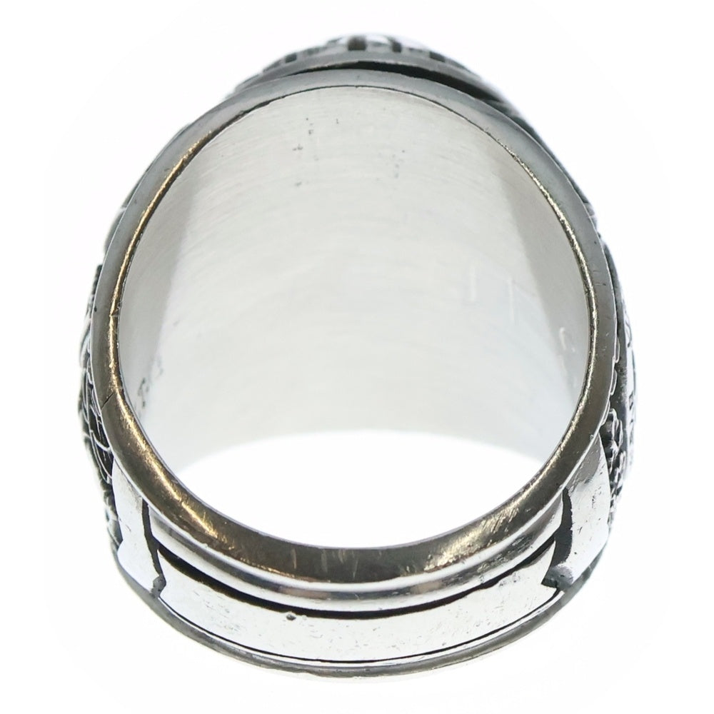 NO BRAND(ノーブランド) 1983年 USA製 Virginia Community College System バージニアコミュニティカレッジシステム カレッジリング シルバー/レッド