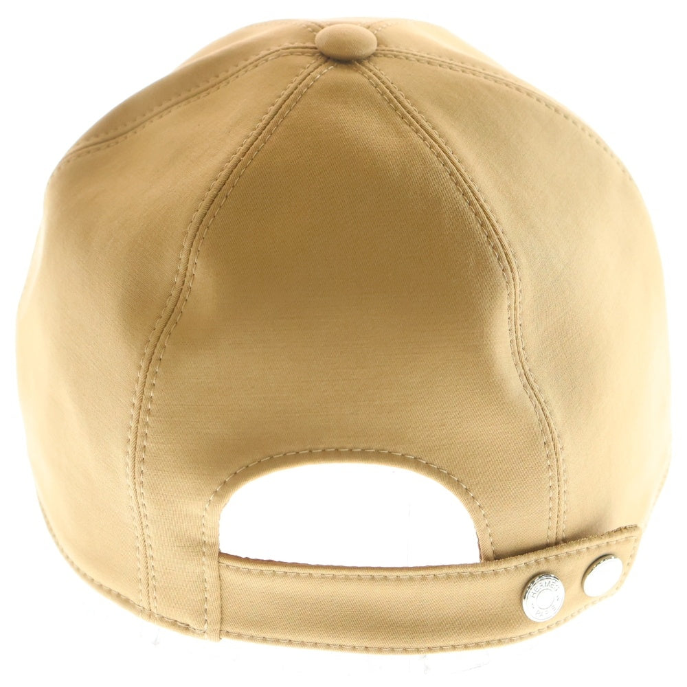 HERMES(エルメス) セレナ ノーティック 刺繍ロゴ キャスケットキャップ ブラウン レディース