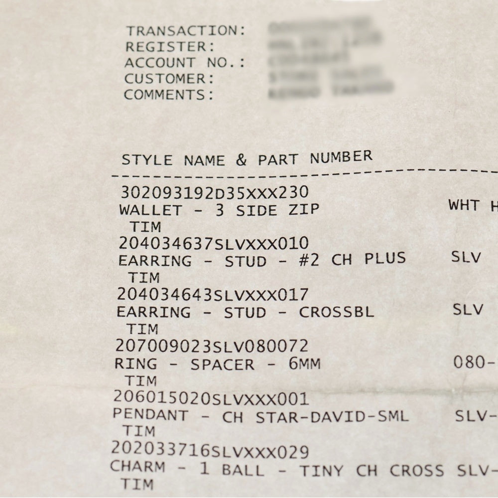 CHROME HEARTS(クロムハーツ) 3 SIDE ZIP 3サイドジップ サイドピラミッドスタッズ レザーコンパクトウォレット ホワイト