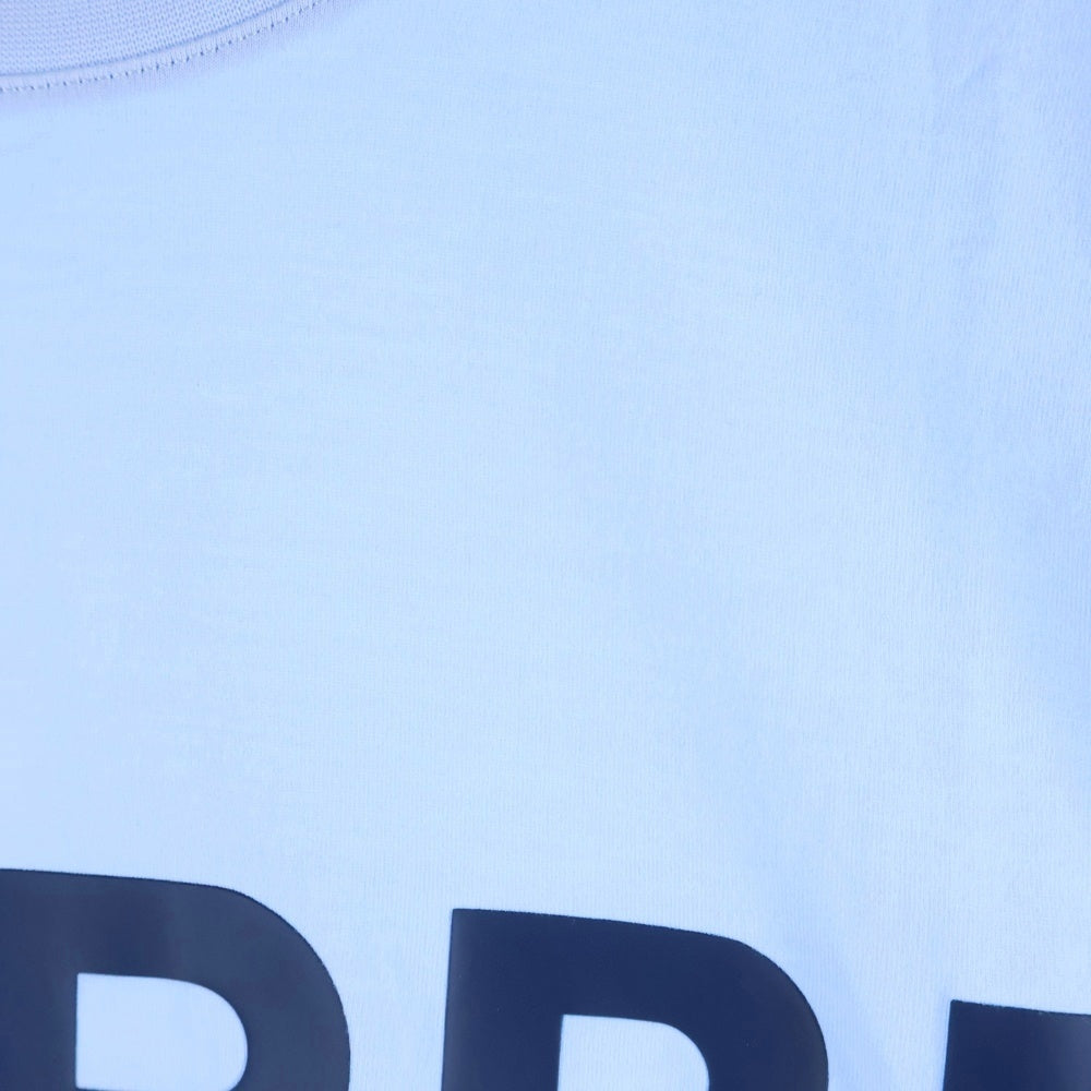 BURBERRY(バーバリー) ホースフェリーロゴ クルーネック半袖Tシャツカットソー ライトブルー 8040765