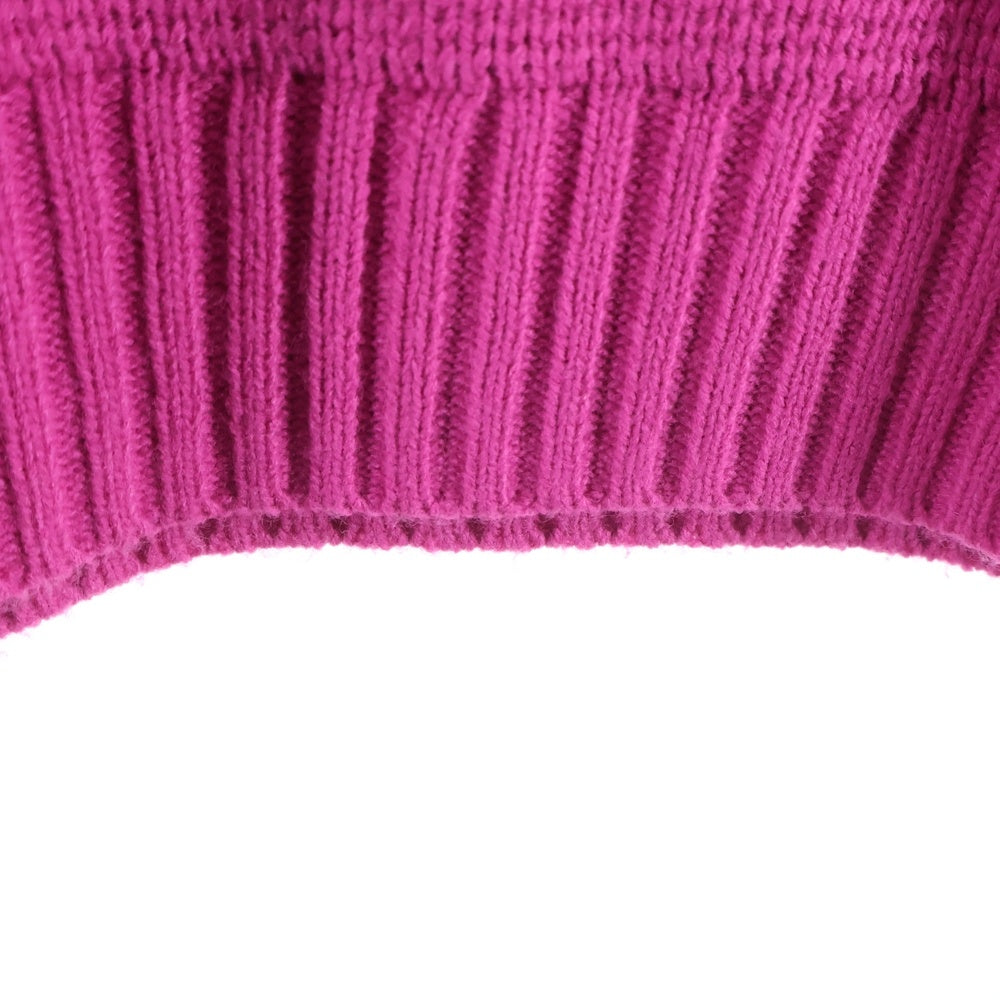 SUPREME(シュプリーム) 23AW Chest Stripe Sweater チェストストライプクルーネックニットセーター ピンク