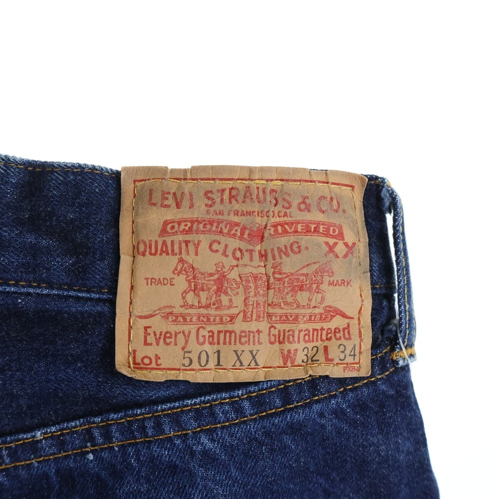 Levi's(リーバイス) 90's VINTAGE USA製 501-0003 ボタン裏555 BIGE バレンシア製 98年製 ストレートデニムパンツ インディゴ