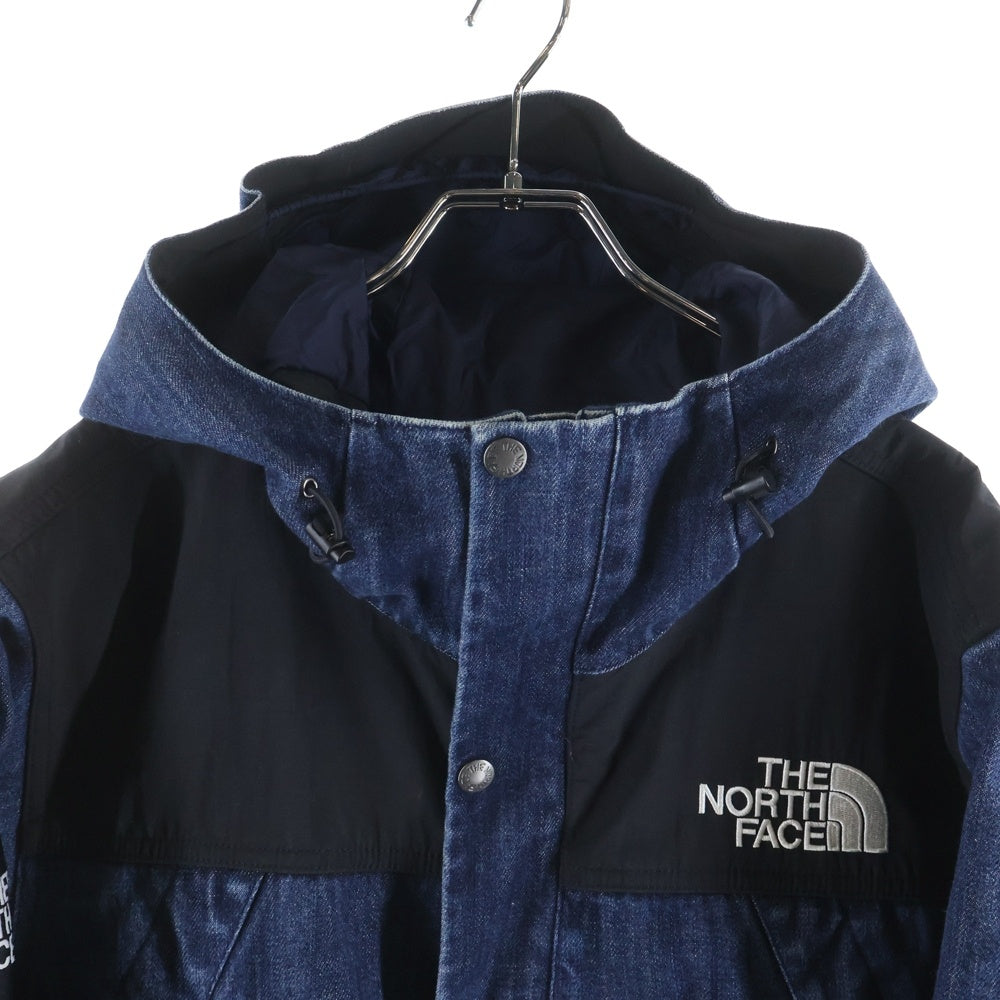 SUPREME(シュプリーム) 15SS ×THE NORTH FACE Denim Dot Shot Jacket ×ノースフェイス デニム ドット ショット フーデッドジップアップジャケット インディゴ