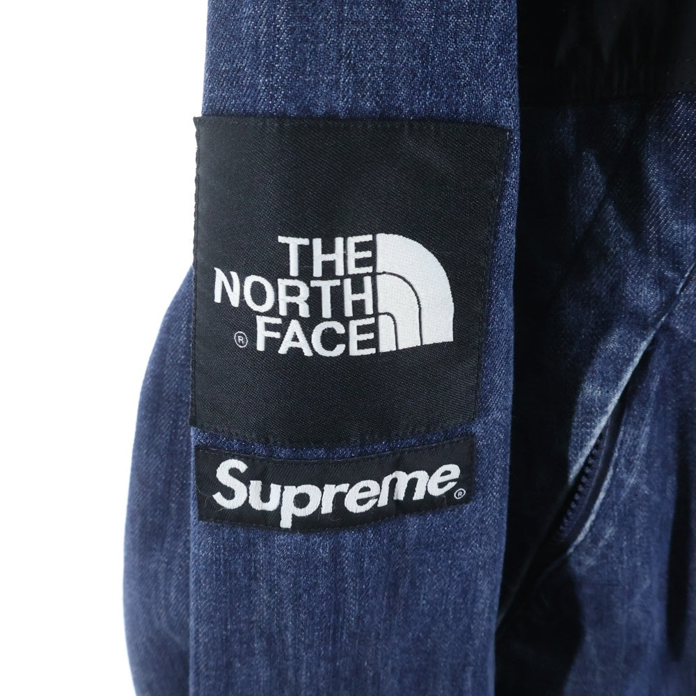 SUPREME(シュプリーム) 15SS ×THE NORTH FACE Denim Dot Shot Jacket ×ノースフェイス デニム ドット ショット フーデッドジップアップジャケット インディゴ